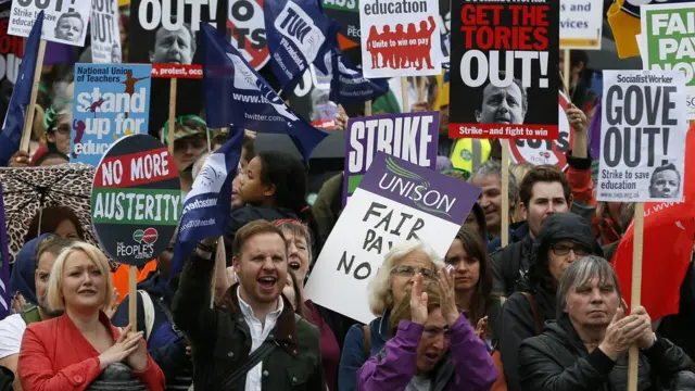 Демонстрация в Лондоне