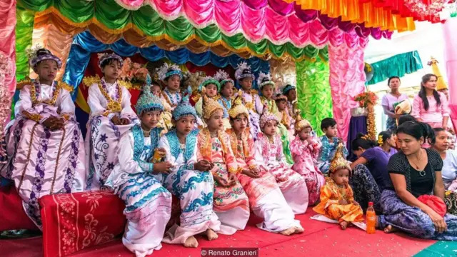 Biksu, Buddha, Myanmar