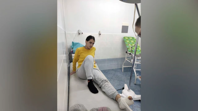 Diana at the hospital