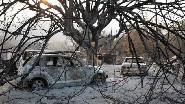 கலிஃபோர்னியா பகுதியில் அண்மையில் ஏற்பட்ட காட்டுத்தீகளில் ஒன்று