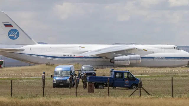 S-400lerin Türkiye'ye teslimatı başladı.