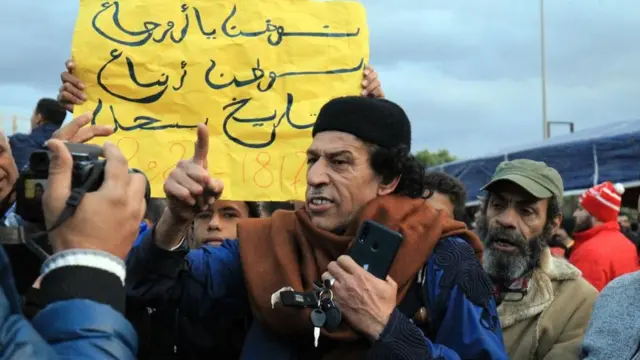 متظاهرون ليبيون في بنغازي ينددون بإرسال تركيا قوات إلى بلادهم