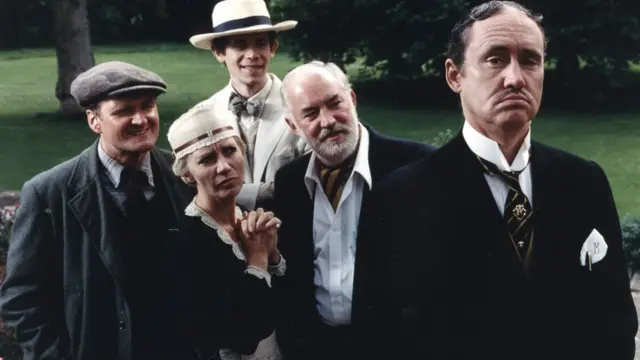 Сцена из телепостановки Би-би-си "Двенадцатая ночь"