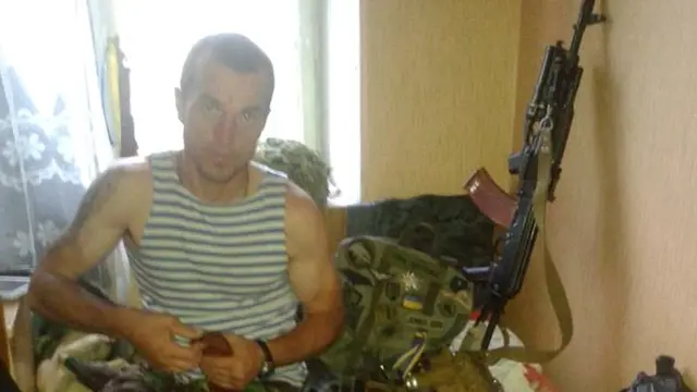 Боец батальона "Донбасс" Вадим Антонов с позывным "Самолет". Погиб в первых боях за Иловайск