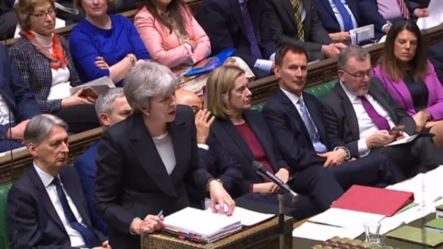 Тереза Мэй в парламенте