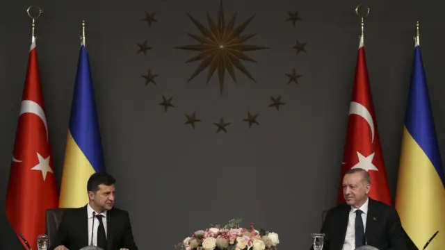 اردوغان و ولودیمیر زلنسکی