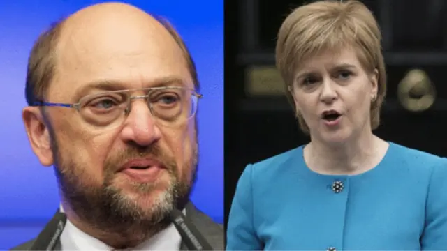 මහ ඇමතිවරිය යුරෝපා පාර්ලිමේන්තුවේ සභාපති මාටිං ෂූල්ස් සමඟ සාකච්ඡා කළාය.