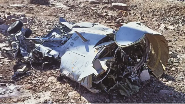विमान के अवशेष