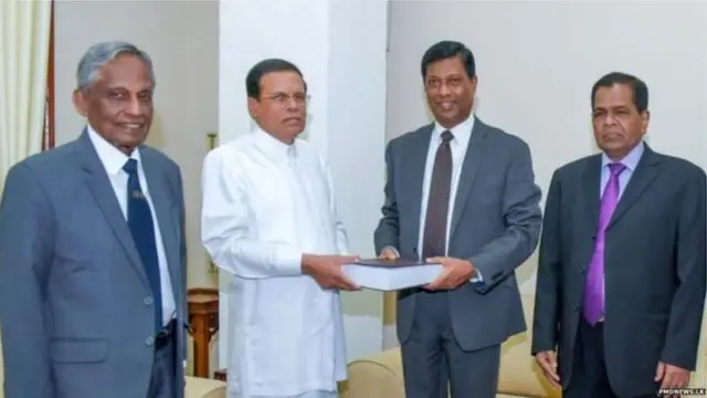 බැඳුම්කර වාර්තාව ජනාධිපතිවරයා අතට
