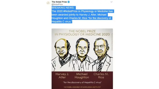 нобель медицина