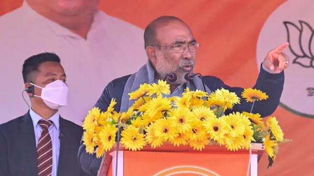 मणिपुर के मुख्यमंत्री एन बीरेन सिंह