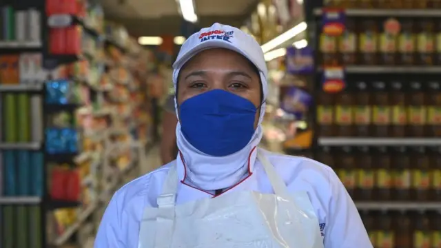 Trabajadora argentina.