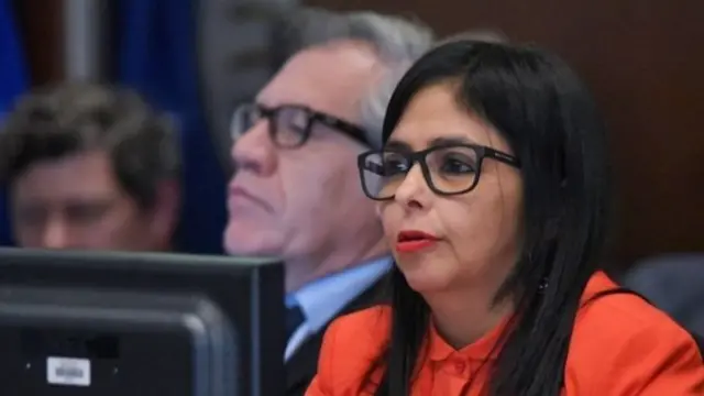 Wasiirka arrimaha dibadda ee Venazuela Mr Delcy Rodriguez