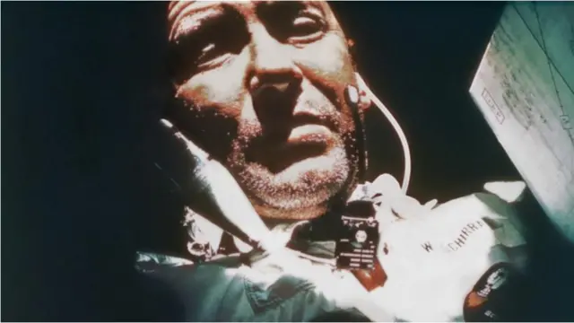 Wally Schirra foi o primeiro a descobrir os efeitosbetano melhor jogoum resfriado no espaço quando era comandante da Apollo 7