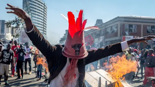 Протесты в Хараре