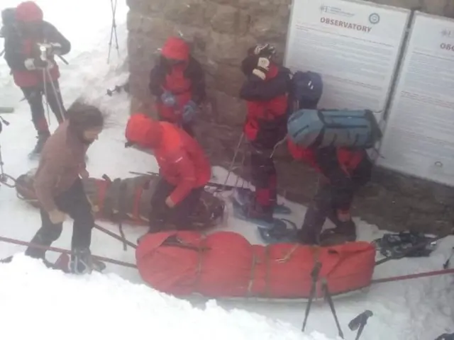 спасение туристов