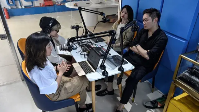 বেইজিংয়ের একটি ব্লগার সম্মেলন।