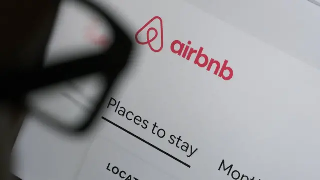 Pagina do Airbnb