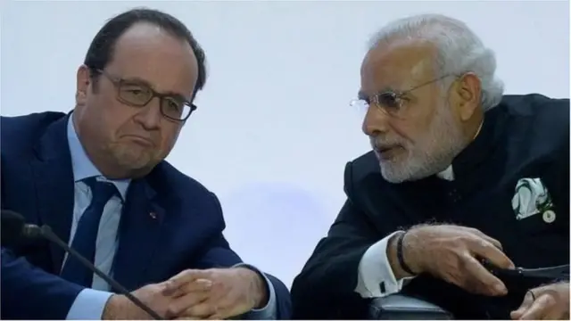 होलांद आणि मोदी