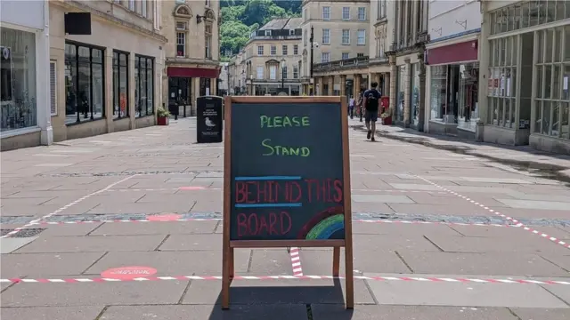 Many countries now require people to keep two metres apart at all times - roughly the same as that recommended in 16th-Century Sardinia (Credit: Jamie Lawton/Getty Images)