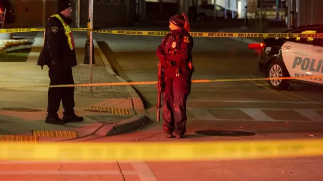 The scene in Waukesha after a car drove into a parade