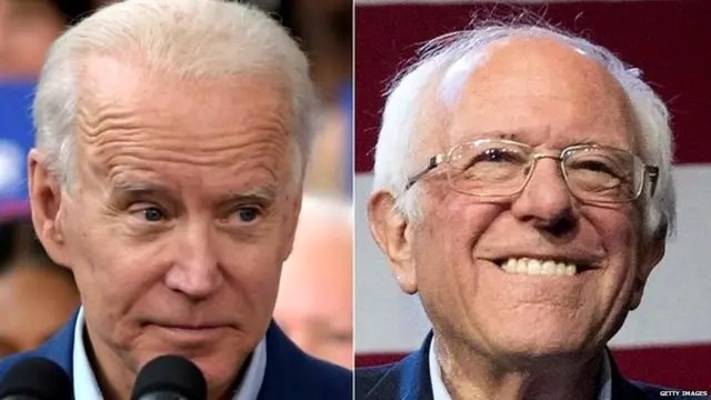 जो बाइडेन, बर्नी सैंडर्स