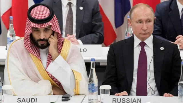 પુતિન અને મોહમ્મદ બિન સલમાન