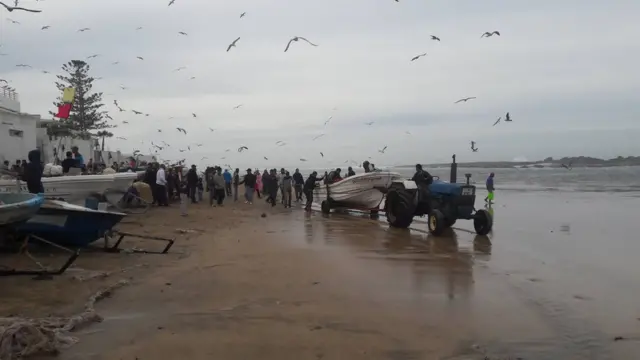 Рибальське селище в Марокко