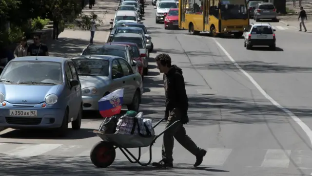 Пешеход в Севастополе