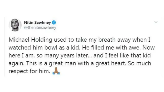 انڈین نژاد برطانوی موسیقار نتن شوانی کی ٹویٹ