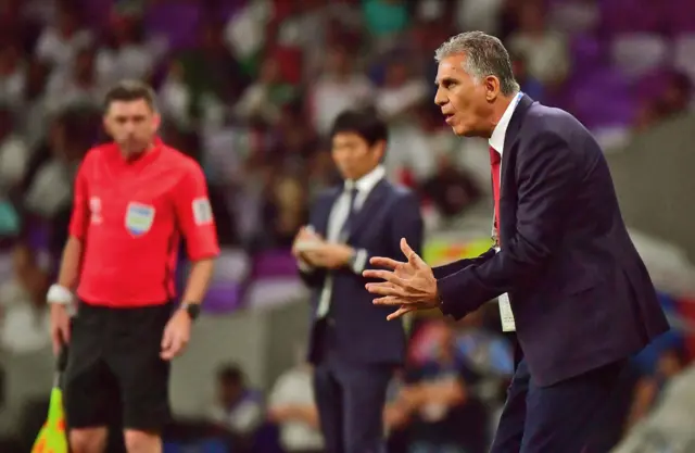 مسابقه فوتبال بین ایران و ژاپن در جام ملت‌های آسیا