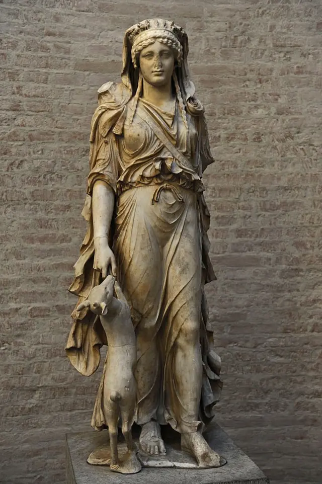Goddess Artemis Statue