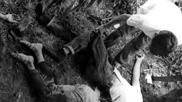 Víctimas de la masacre de la Universidad de Thammasat.