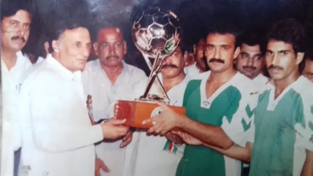 سابق فٹبالر افسر حسین