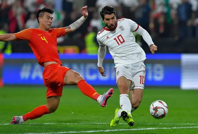 بازی فوتبال ایران و چین