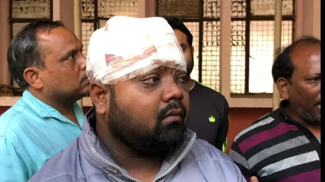 దిల్లీ అల్లర్లలో తీవ్రంగా గాయపడిన వ్యక్తి