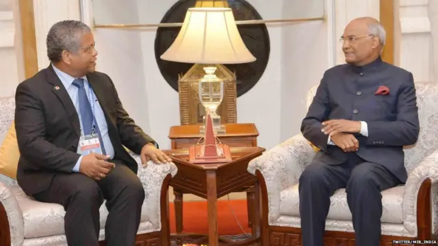 ਸਾਬਕਾ ਰਾਸ਼ਟਰਪਤੀ ਰਾਮ ਨਾਥ ਕੋਵਿੰਦ ਨਾਲ ਵਾਵੇਲ ਰਾਮਕਲਾਵਨ