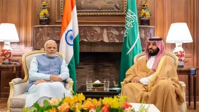 नरेंद्र मोदी और मोहम्मद बिन सलमान