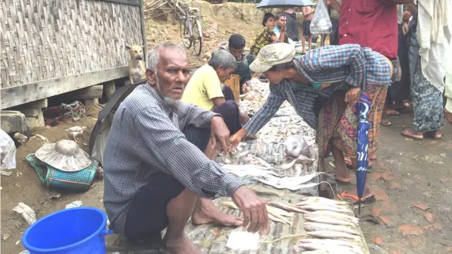 Pasar di Rakhine