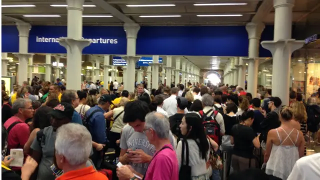 2015年聖潘克拉斯車站,歐洲之星停開旅客困阻