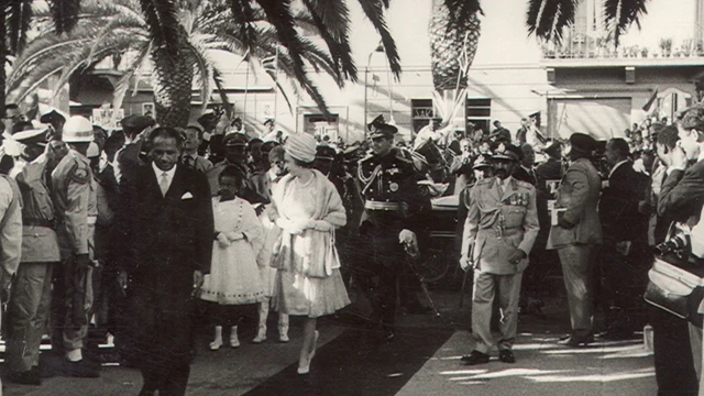 ከንቲባ ሓረጐት ንንግስቲ ኤሳቤጥ እናተቐበሉ - 7 ለካቲት 1965