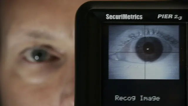 Un ojo siendo reconocido por una máquina
