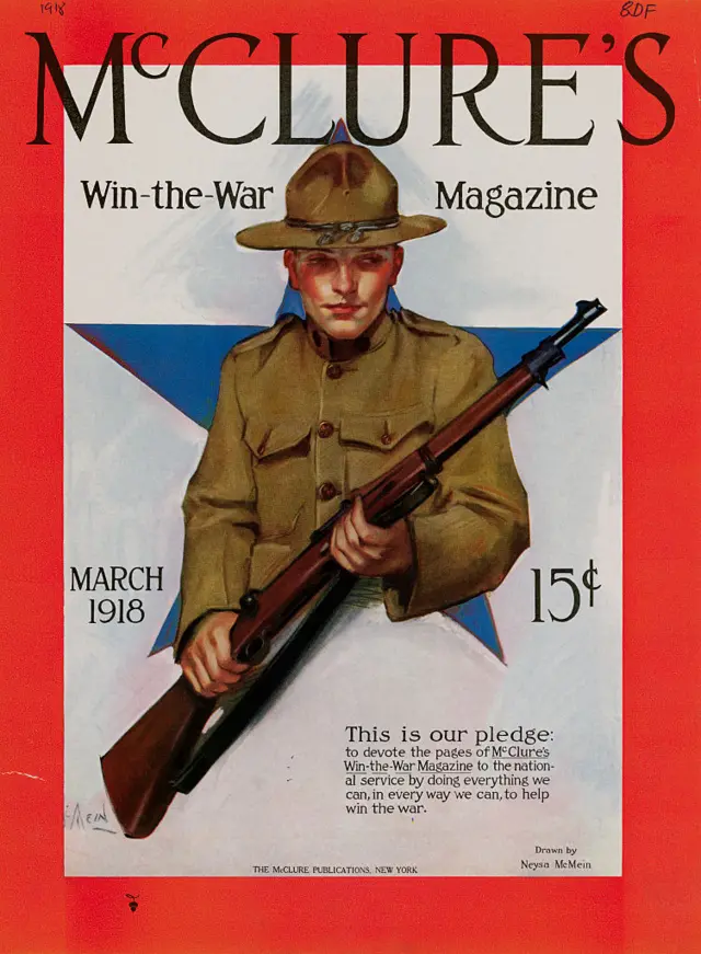 ম্যাকক্লার ম্যাগাজিন-এর প্রচ্ছদ, ১৯১৮।