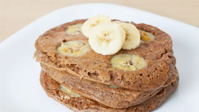 Блины из овсянки с бананами