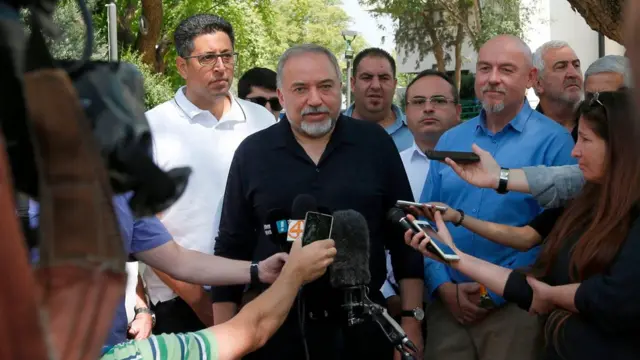 El ministro de Defensa israelí, Avigdor Lieberman.