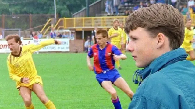Lee Boxell, who went missing in 1988, watching his team Sutton United