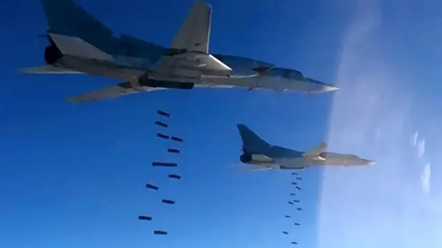 غارات جوية على دير الزور