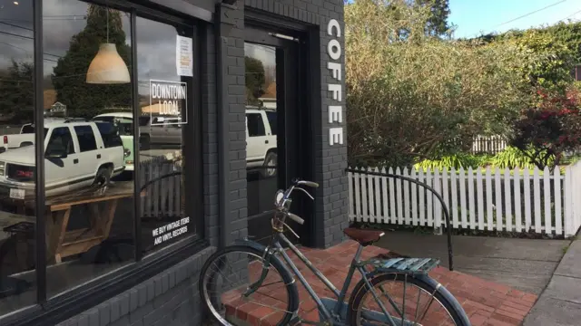 Café en Pescadero, California