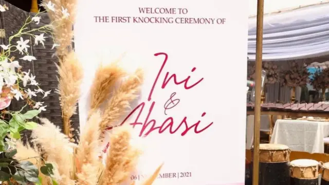 Inidima Okojie tie di knot