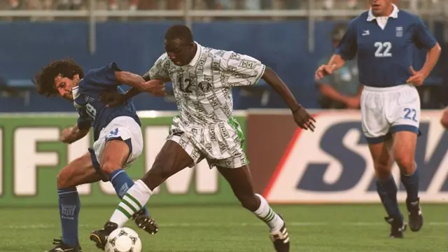 Samson Siasia ancien attaquant vedette du Nigéria.
